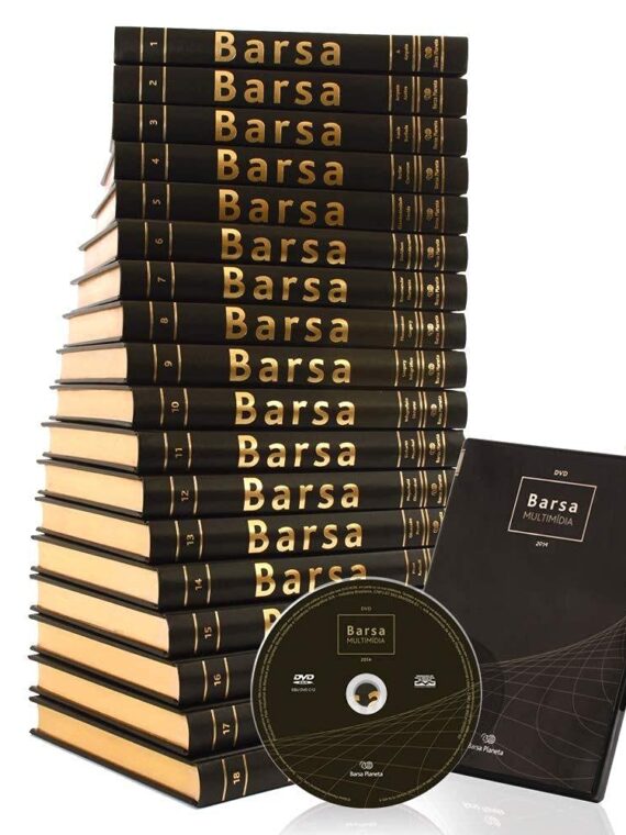 Enciclopédia Barsa Luxo (18 Volumes - Coleção Completa) + DVD ROM 