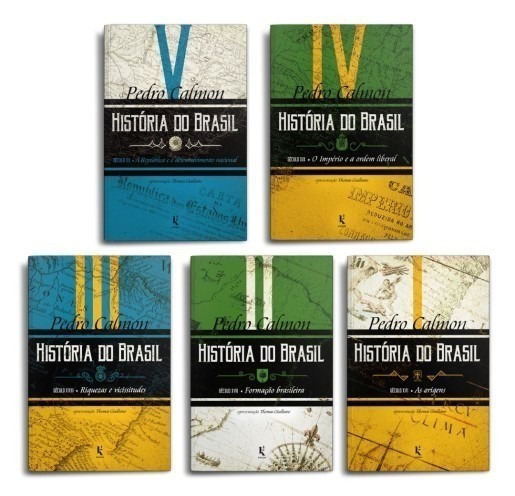História do Brasil (5 volumes) - Pedro Calmon