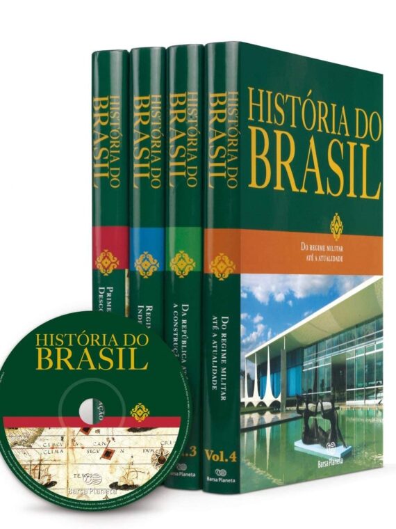 História do Brasil (4 Volumes) - Editora Barsa Planeta